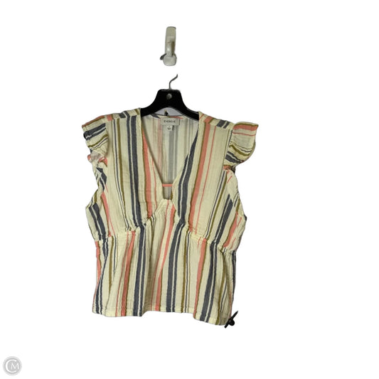 Top Sleeveless By Evereve In Striped Pattern, Size: L