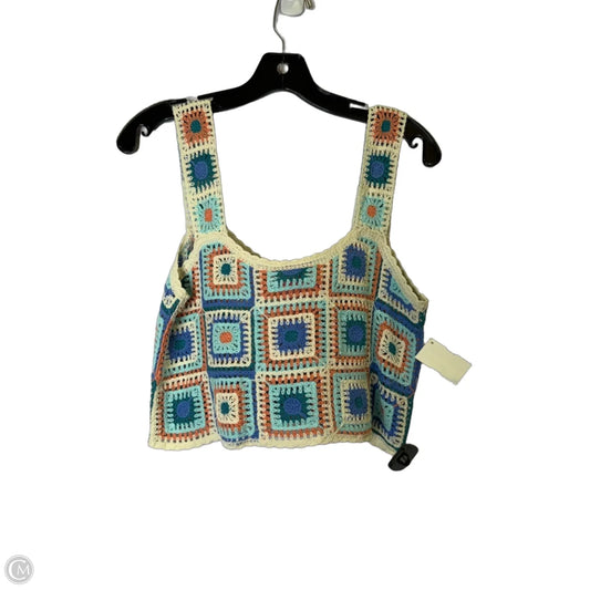 Top Sleeveless By Fashion On Earth In Multi-colored, Size: S