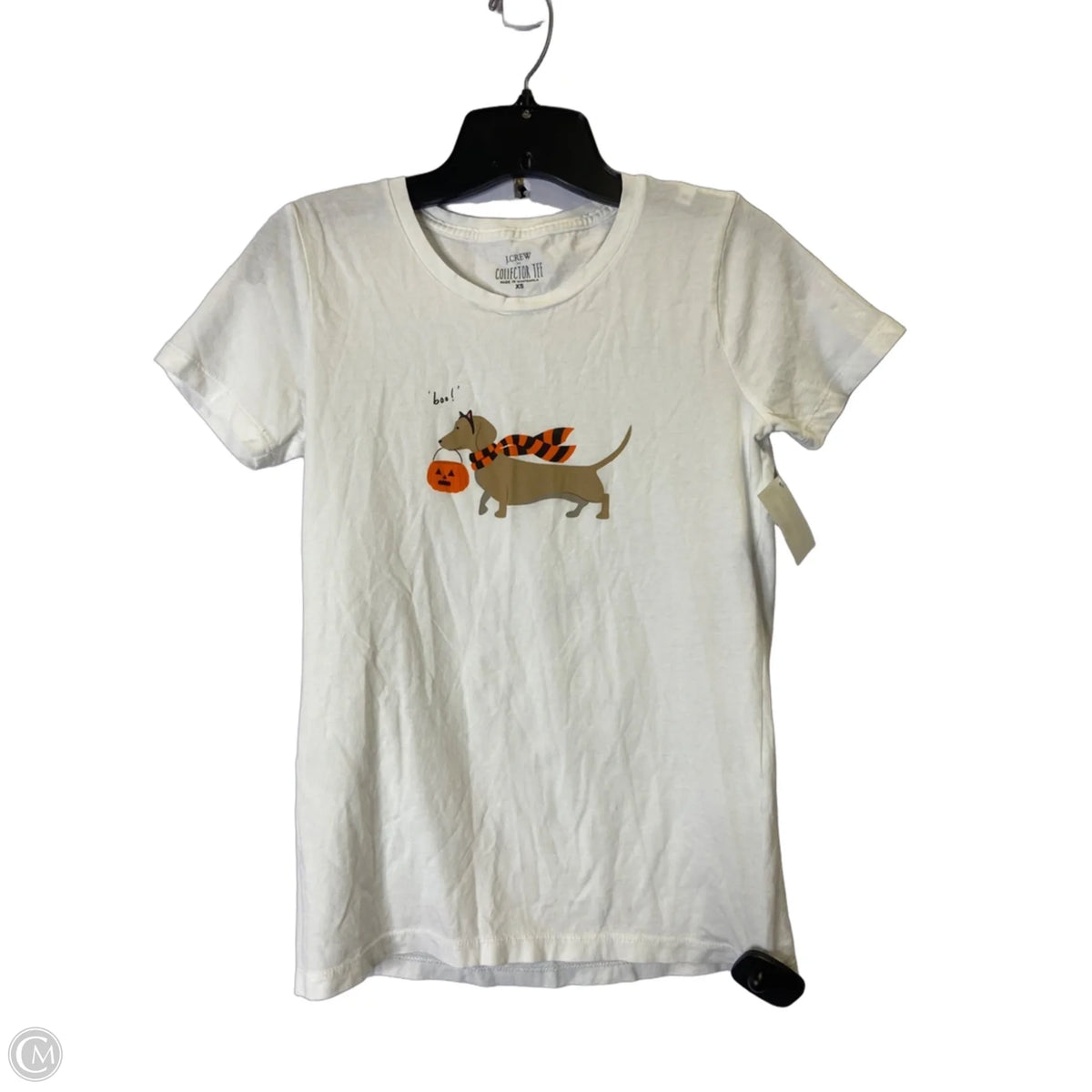 Top Short Sleeve Basic By J. Crew In White, Size: Xs