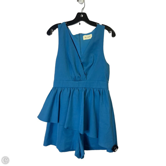 Romper By Clothes Mentor In Blue, Size: M