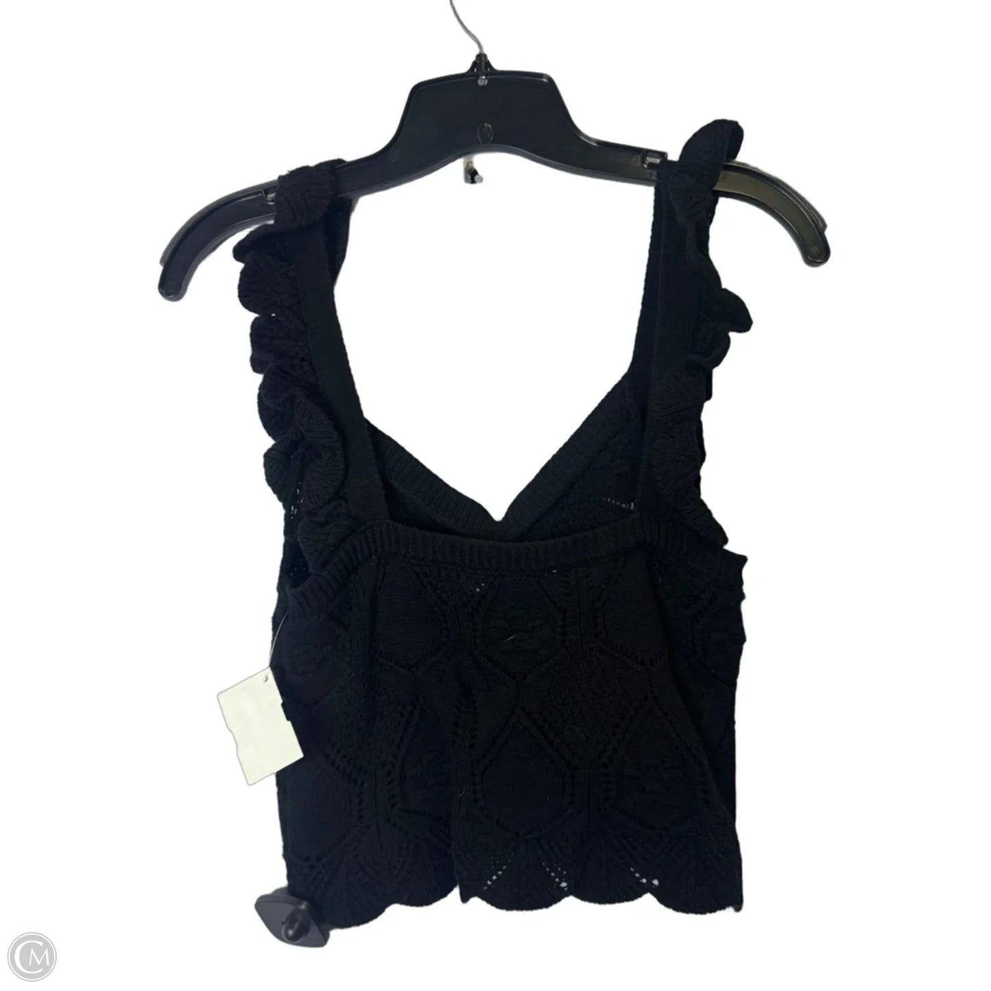Top Sleeveless By Chelsea And Violet In Black, Size: S