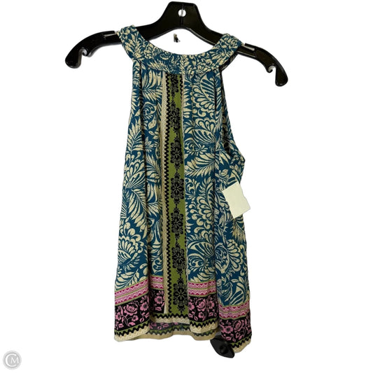 Top Sleeveless By Loft In Multi-colored, Size: Xs