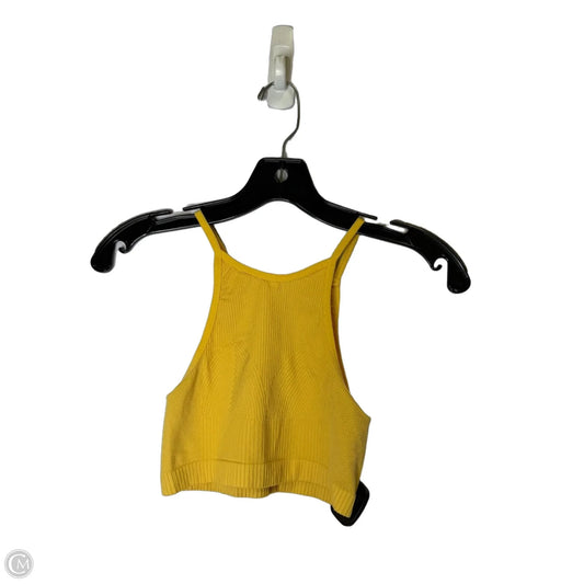 Bralette By Anthropologie In Yellow, Size: Xs
