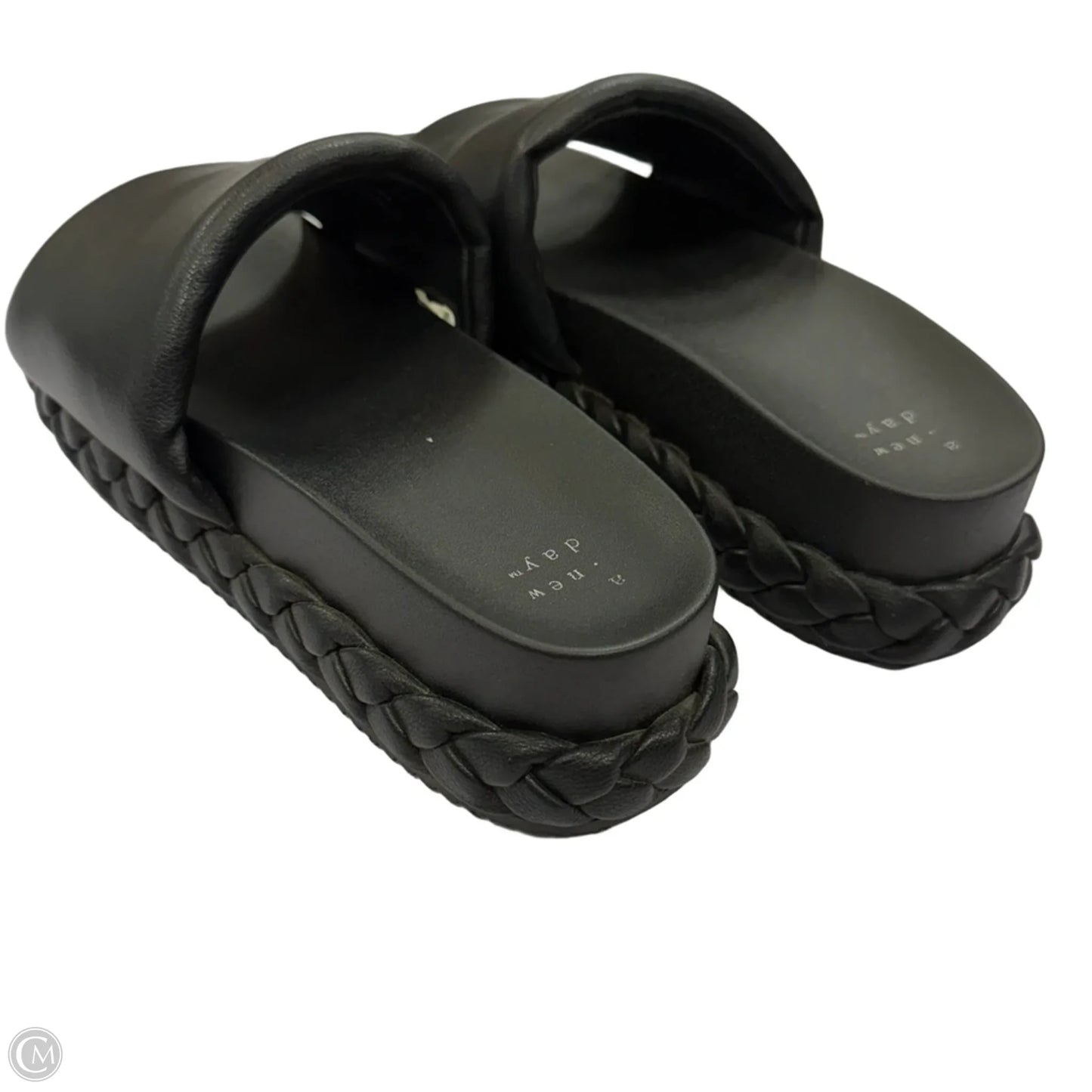 Sandals Flats By A New Day In Black, Size: 8.5