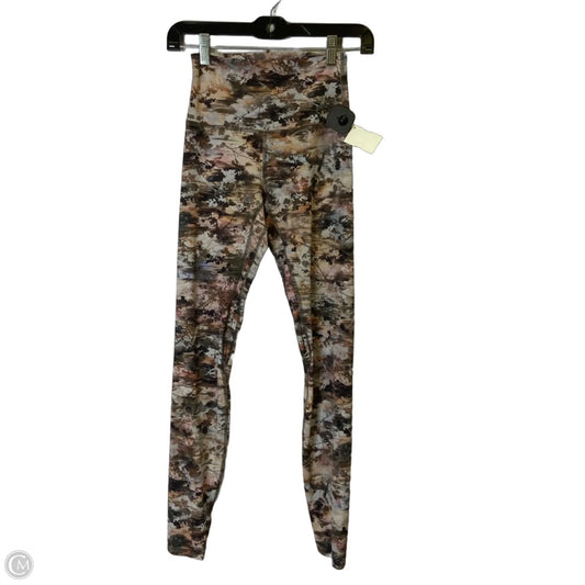 Athletic Leggings By Lululemon In Multi-colored, Size: 4