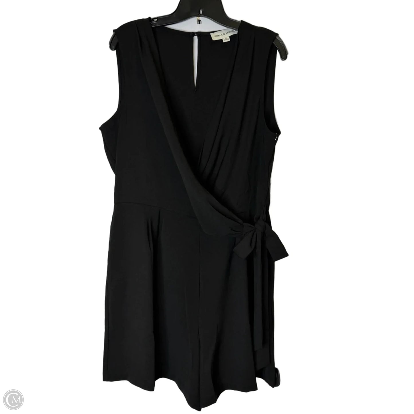Romper By Emma And Michele In Black, Size: Xl