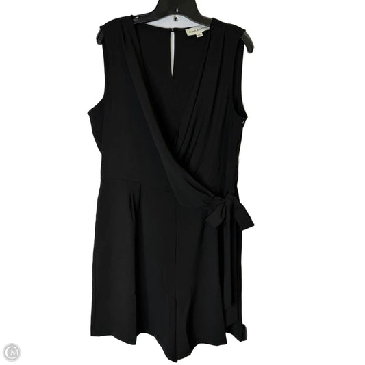 Romper By Emma And Michele In Black, Size: Xl