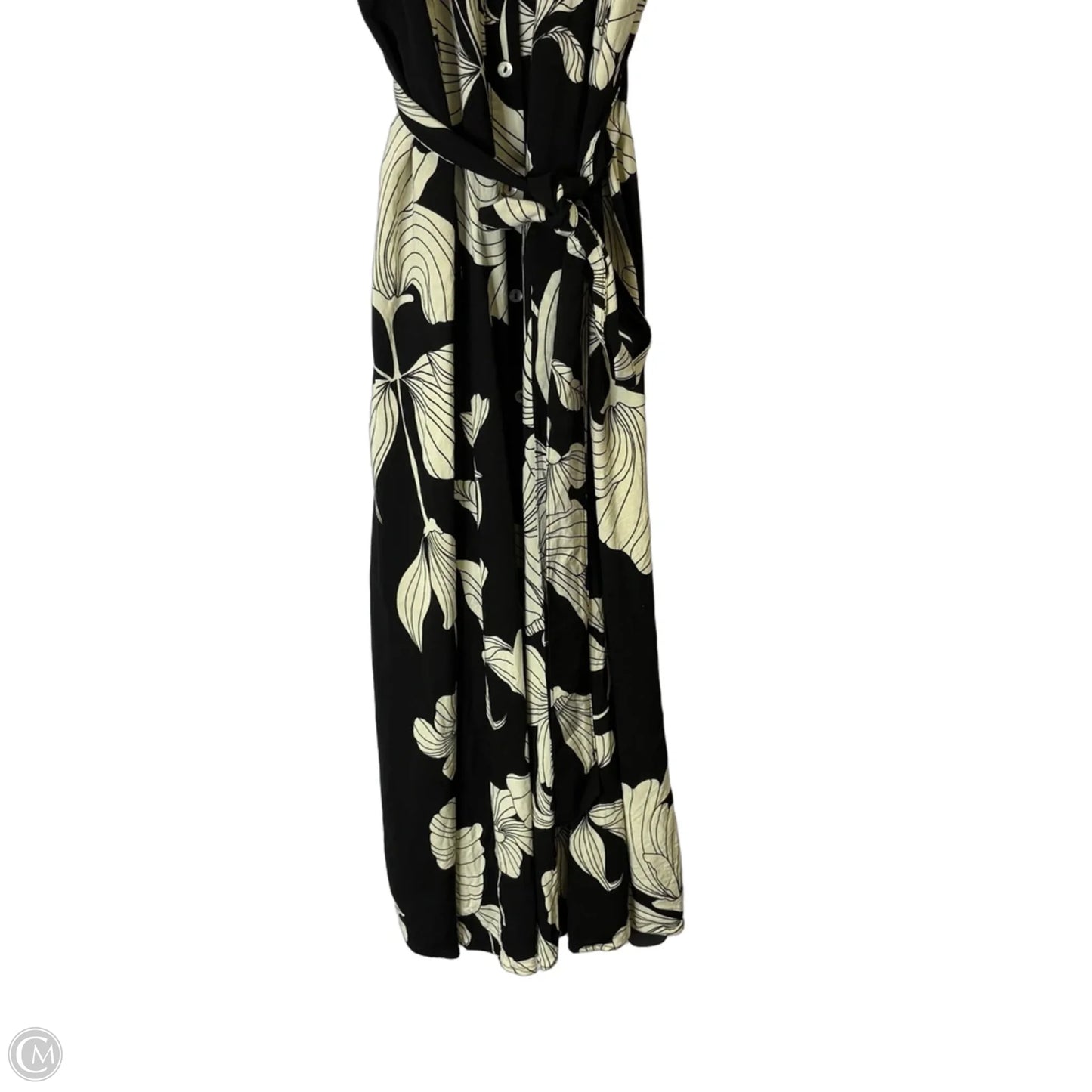Dress Casual Maxi By H&m In Black, Size: Xl
