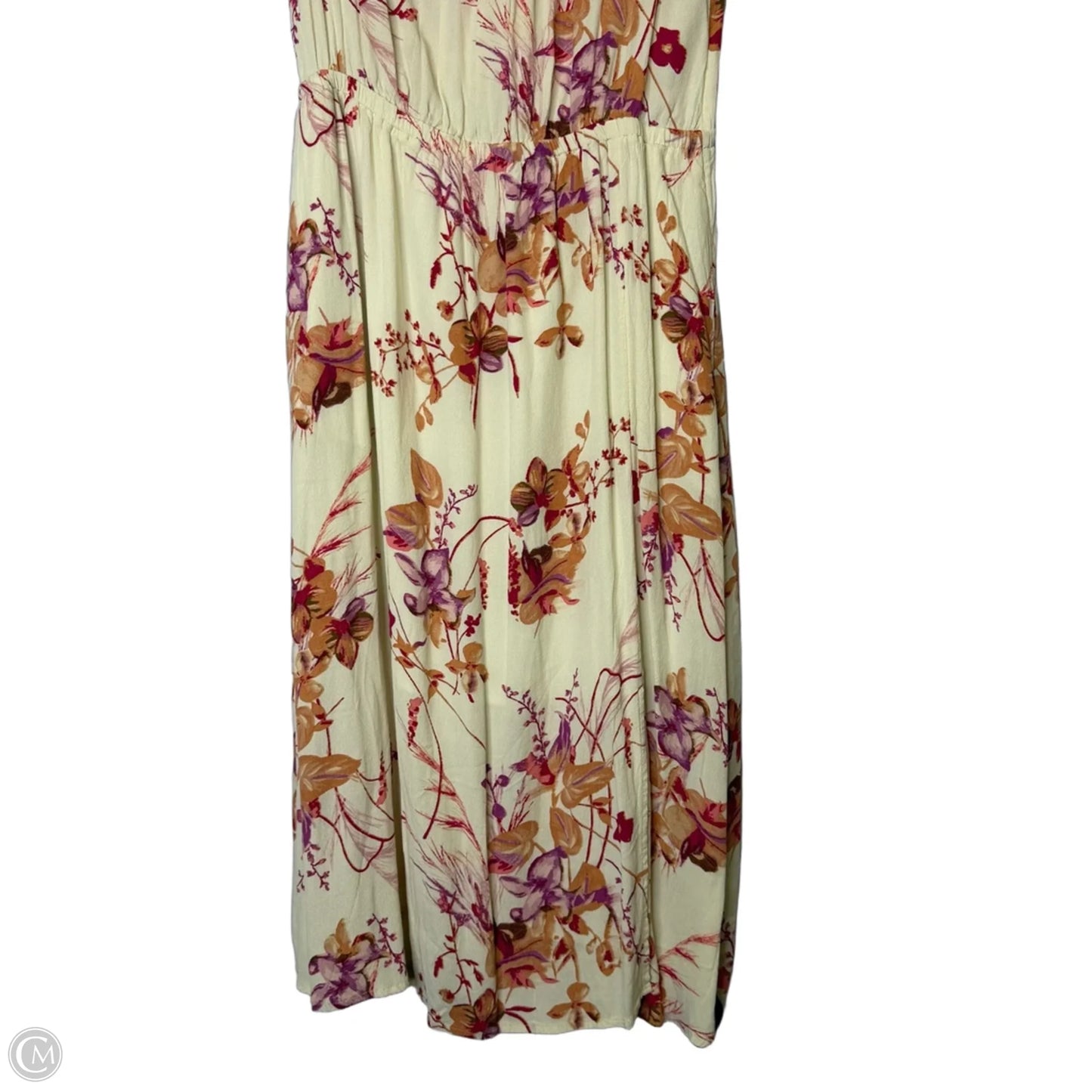 Dress Casual Midi By A New Day In Cream, Size: M