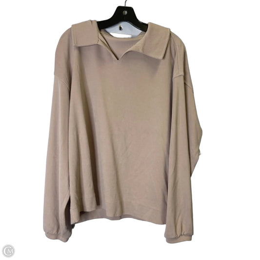 Athletic Sweatshirt Collar By Lululemon In Pink, Size: L