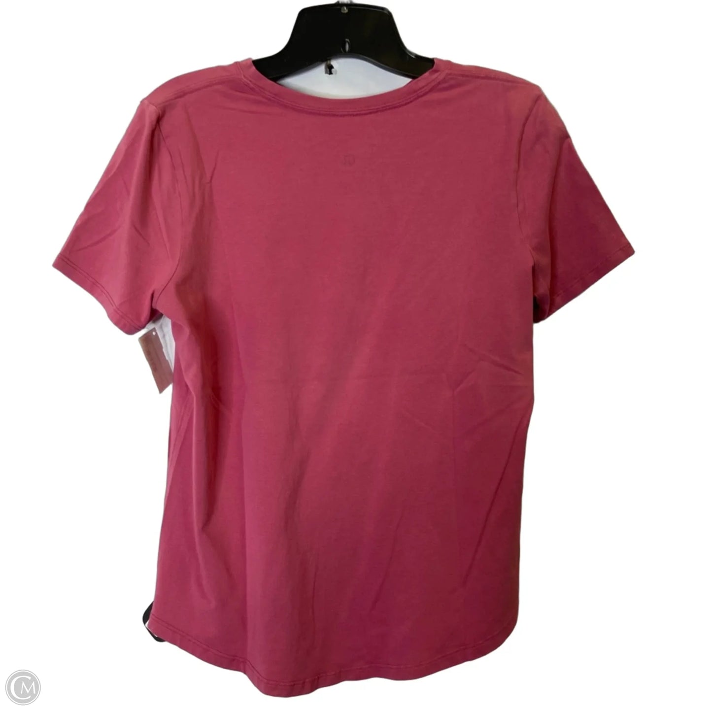 Athletic Top Short Sleeve By Lululemon In Pink, Size: S