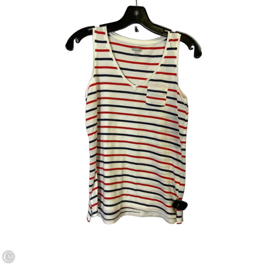 Top Sleeveless Basic By Old Navy In Blue Red & White, Size: Xs