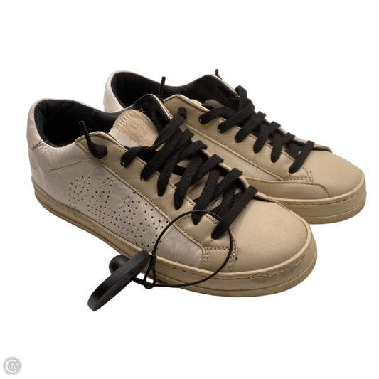 Shoes Sneakers By P448 In Cream & Tan, Size: 8
