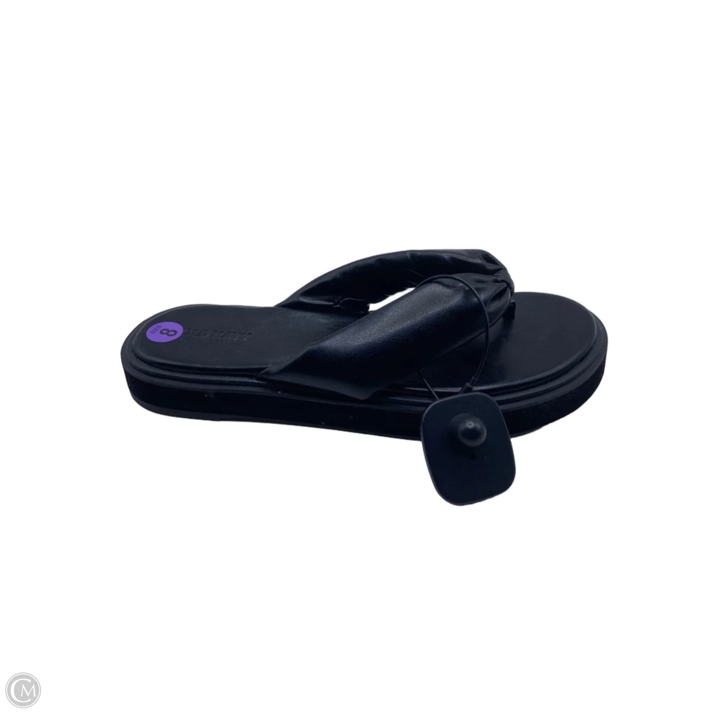 Sandals Flip Flops By Old Navy In Black, Size: 8