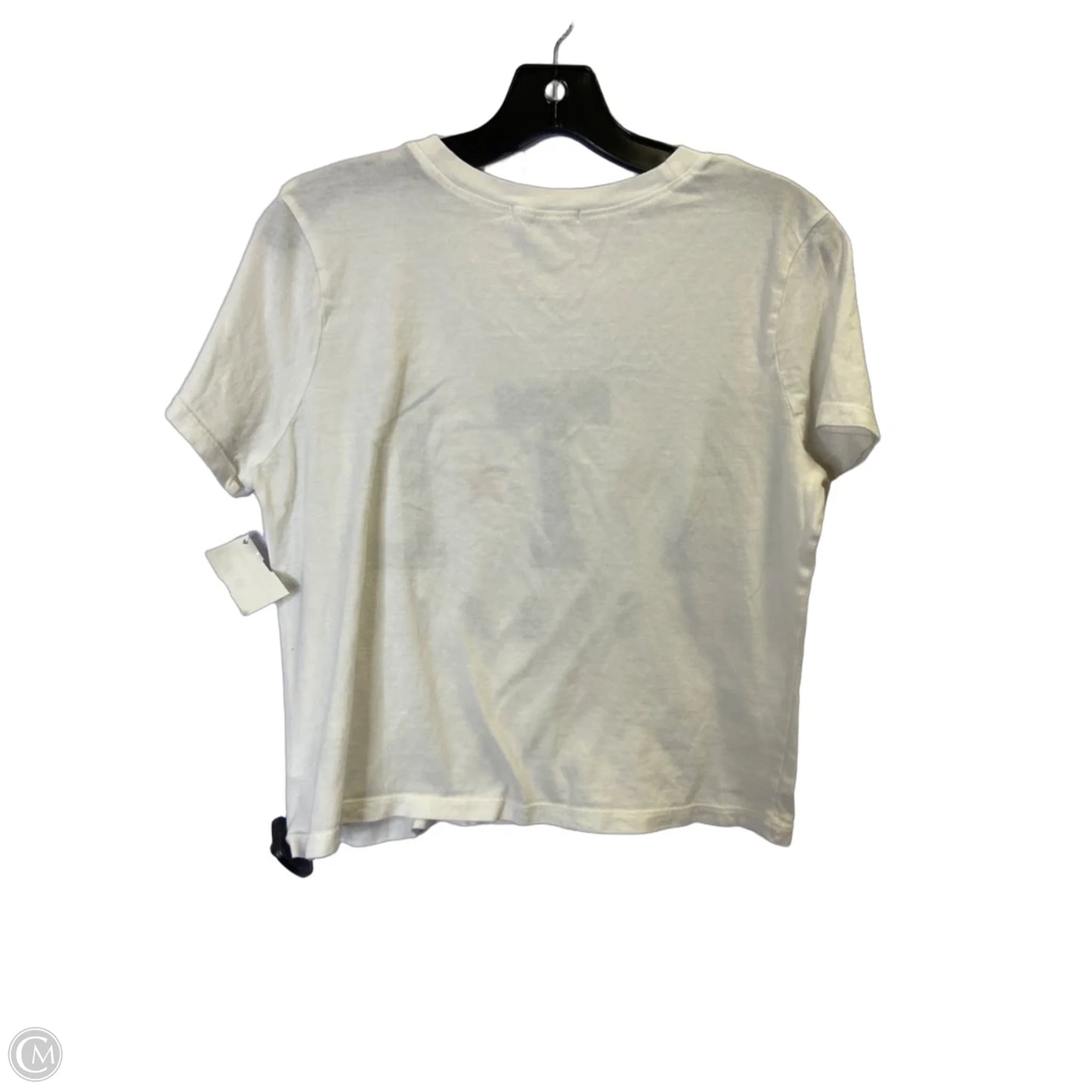 Top Short Sleeve Basic By Clothes Mentor In White, Size: S