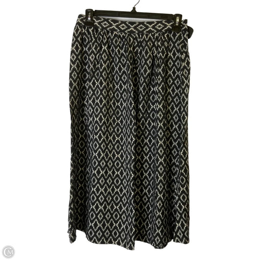 Skirt Midi By Banana Republic In Black, Size: Mp
