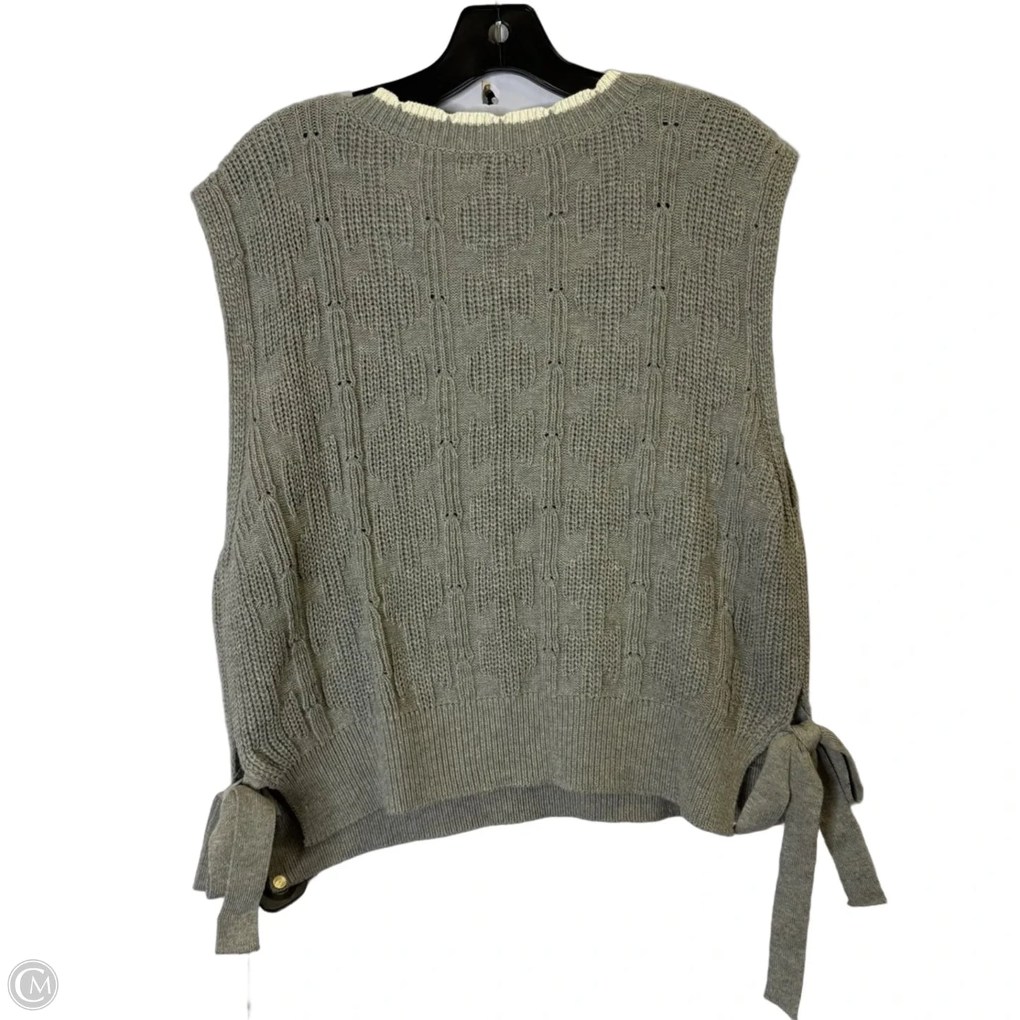 Top Sleeveless By Clothes Mentor In Grey, Size: L