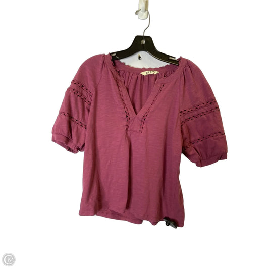 Top Short Sleeve By Boden In Pink, Size: 10