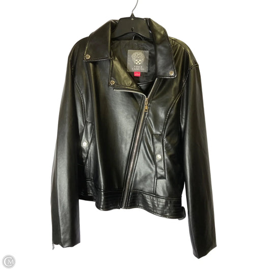 Jacket Moto By Vince Camuto In Black, Size: Xl
