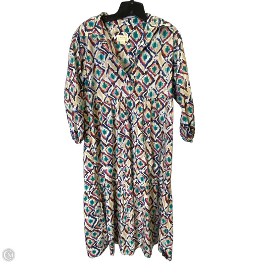 Dress Casual Midi By Maeve In Multi-colored, Size: S