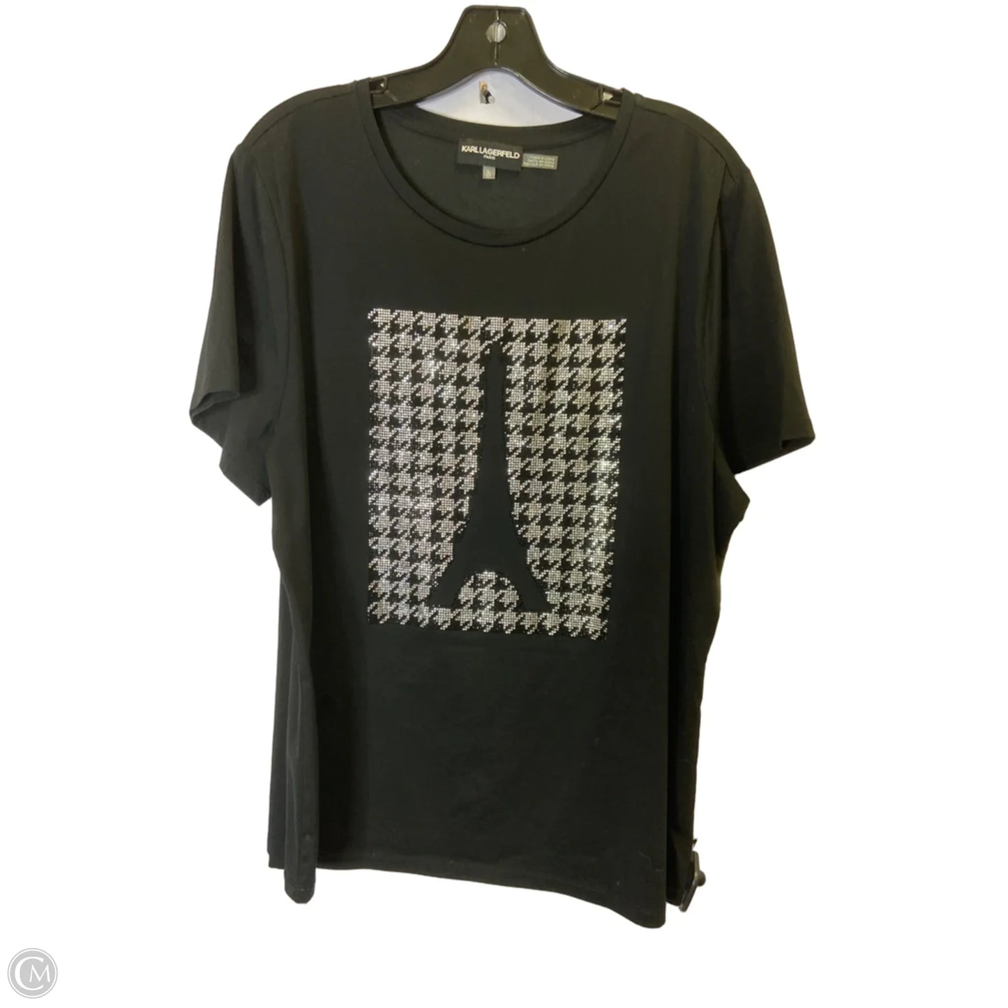 Top Short Sleeve Basic By Cmc In Black, Size: Xl