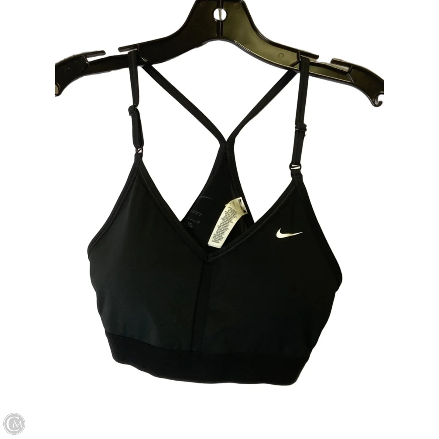 Athletic Bra By Nike Apparel In Black, Size: M