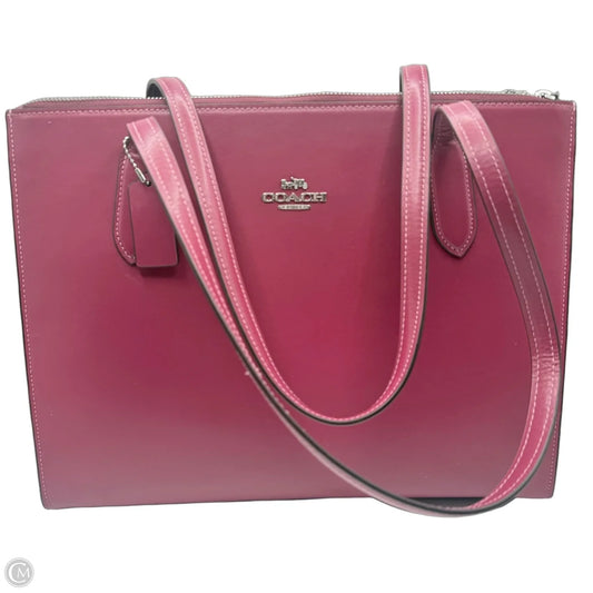 Tote Designer By Coach, Size: Large