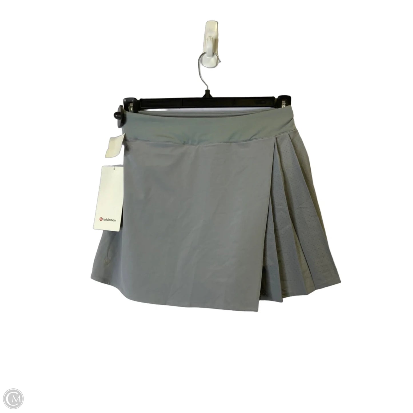 Athletic Skort By Lululemon In Grey, Size: 4