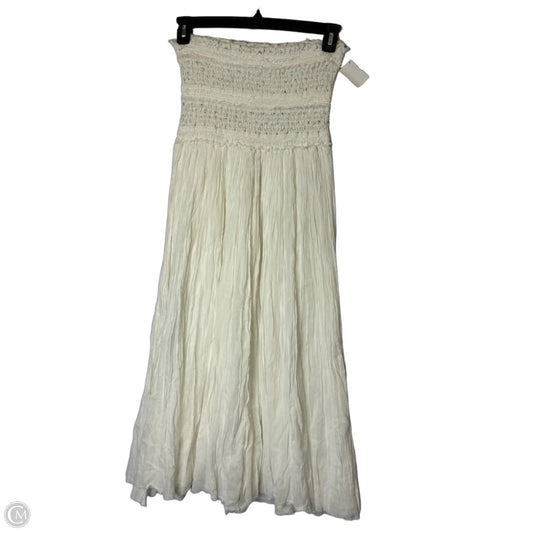Dress Casual Midi By Free People In Cream, Size: L