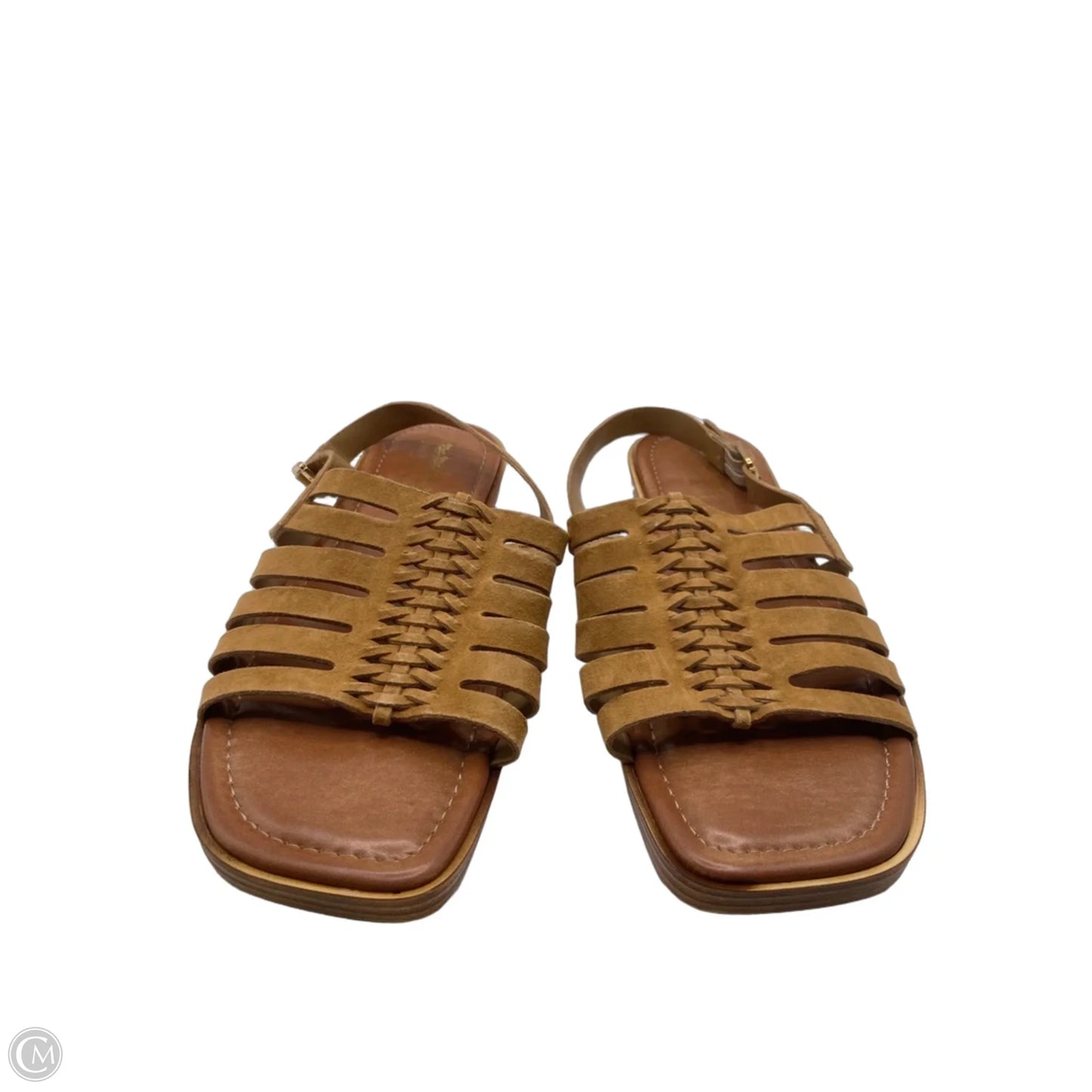 Sandals Flats By Coach And Four In Tan, Size: 9.5