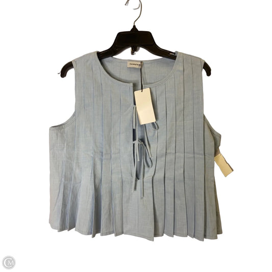 Top Sleeveless By Charming Charlie In Blue, Size: M