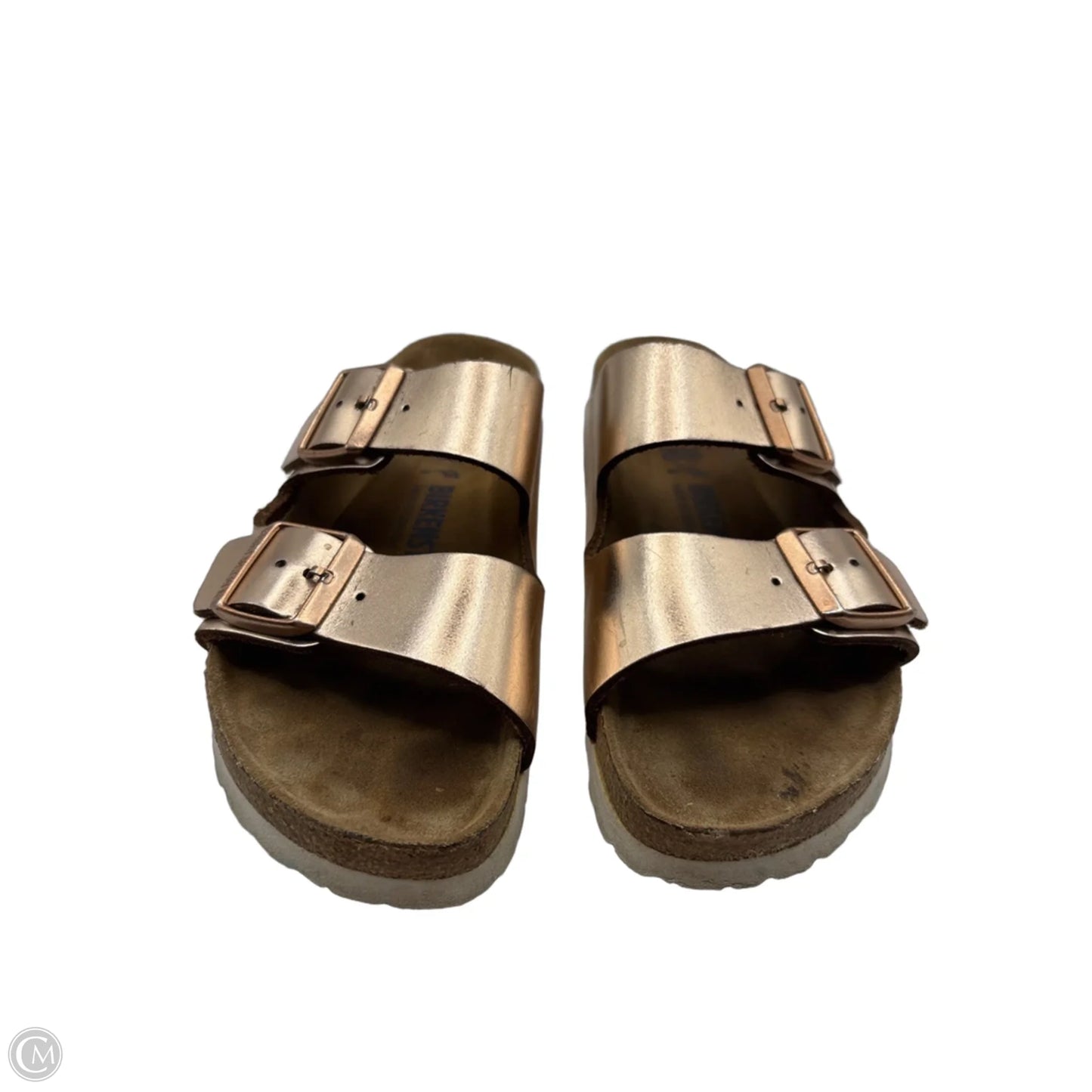 Sandals Flats By Birkenstock In Rose Gold, Size: 7