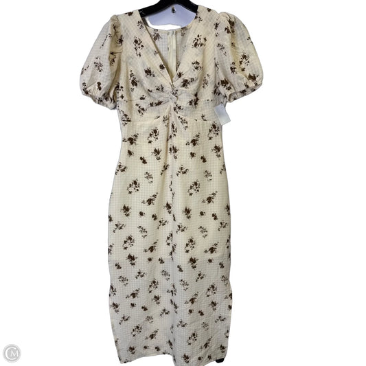 Dress Casual Maxi By Shein In Cream, Size: S