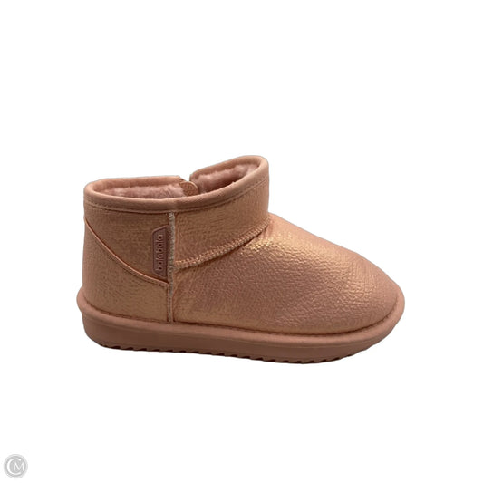 Boots Ankle Flats By Clothes Mentor In Pink, Size: 7