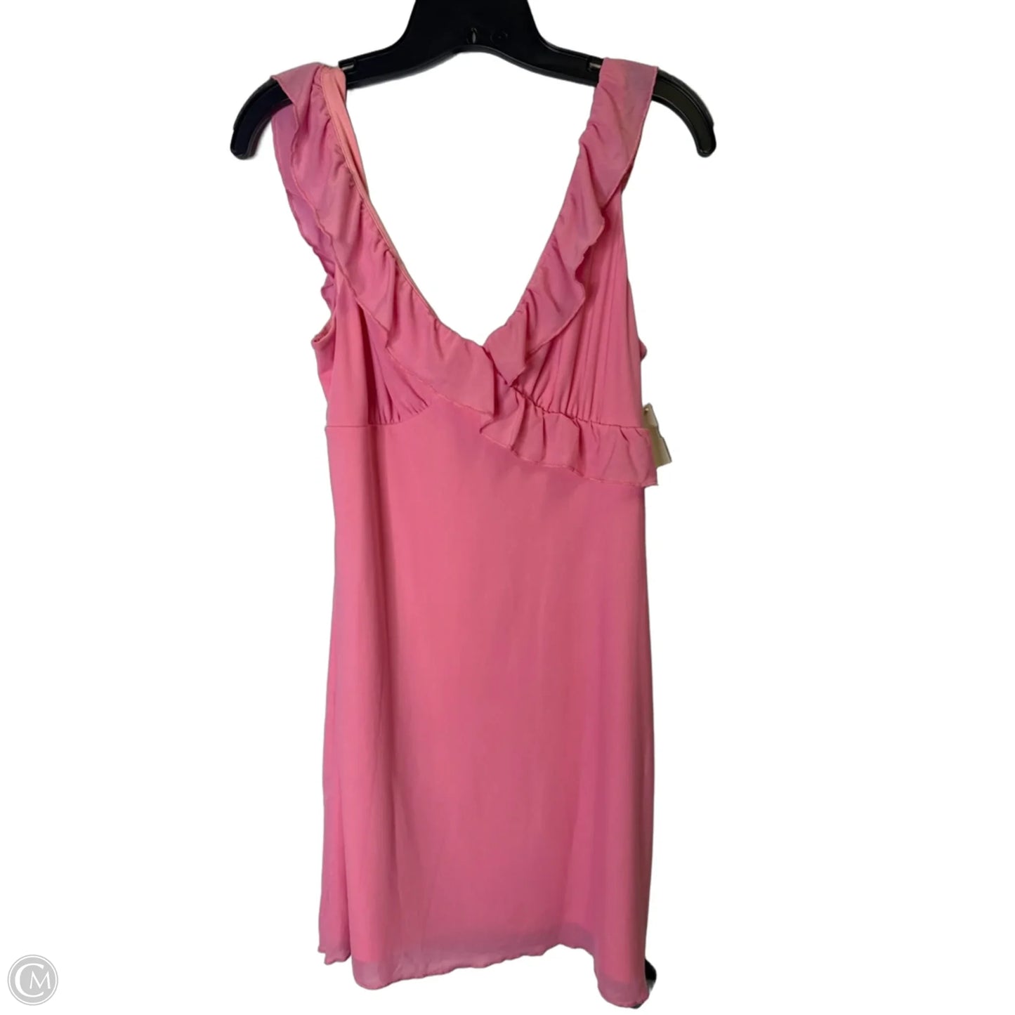 Dress Casual Short By Clothes Mentor In Pink, Size: M