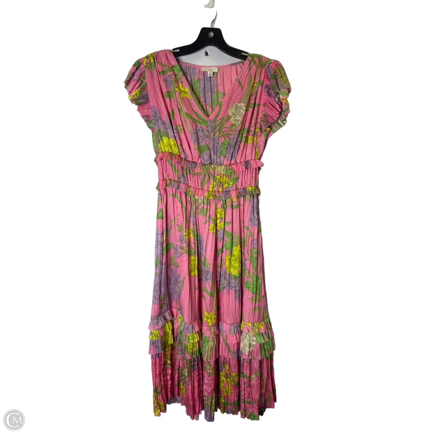 Dress Casual Midi By Current Air In Pink, Size: Xs