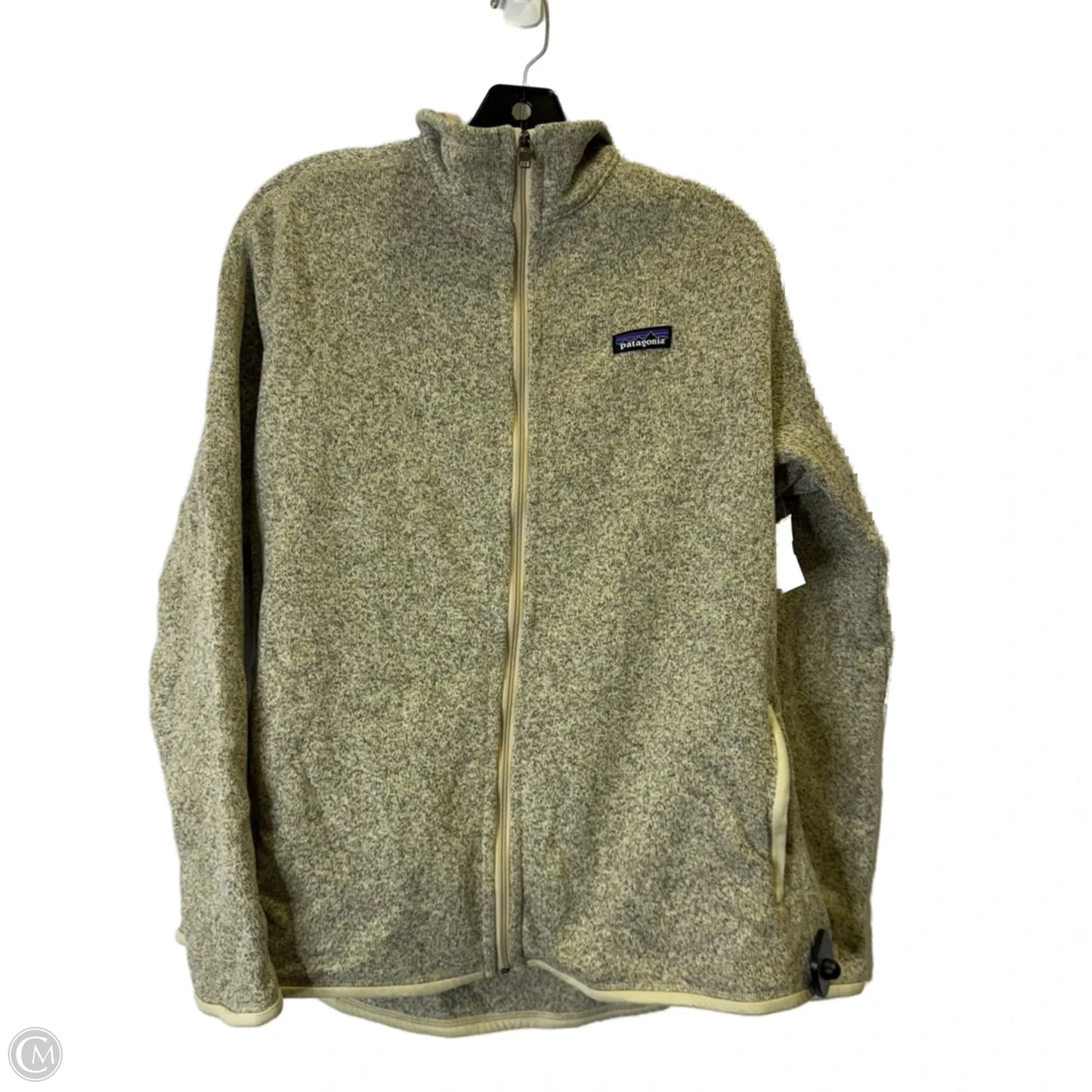 Jacket Fleece By Patagonia In Tan, Size: Xxl