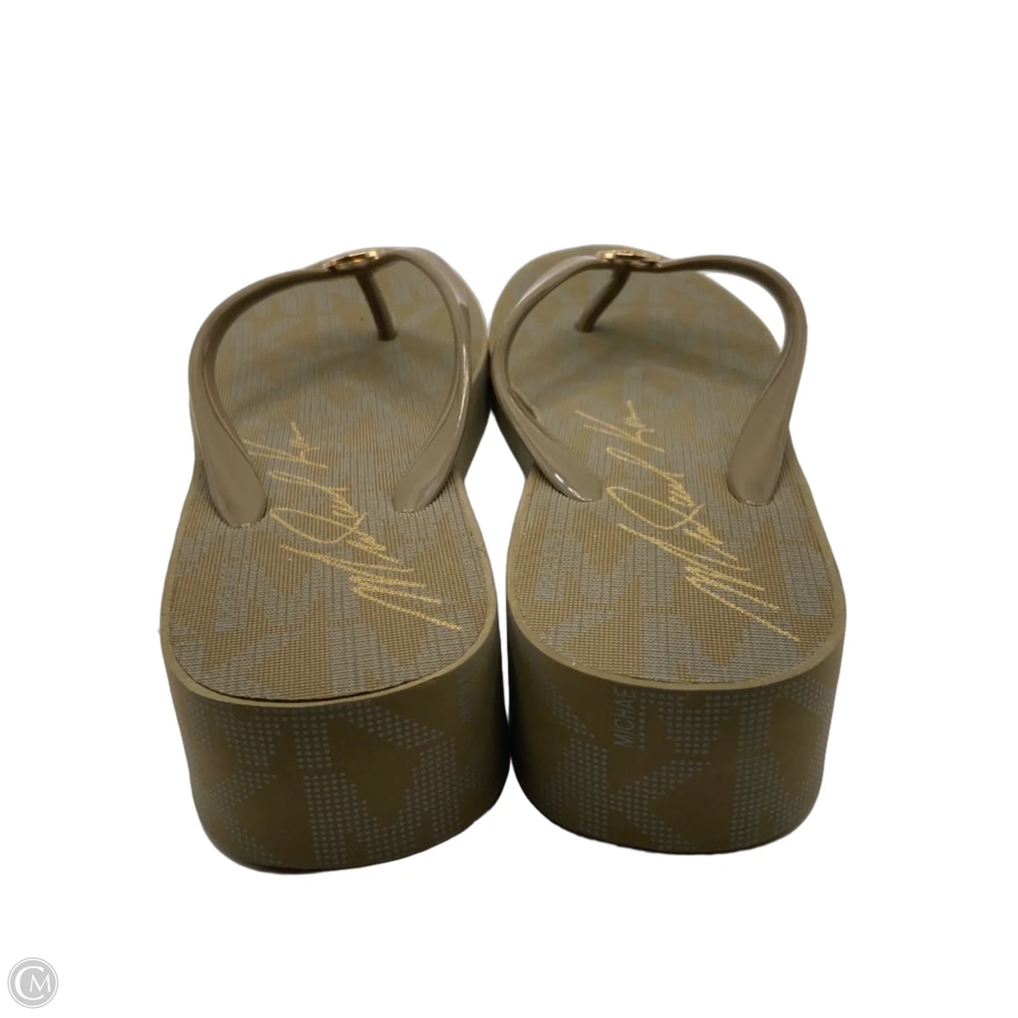 Sandals Designer By Michael By Michael Kors In Taupe, Size: 8
