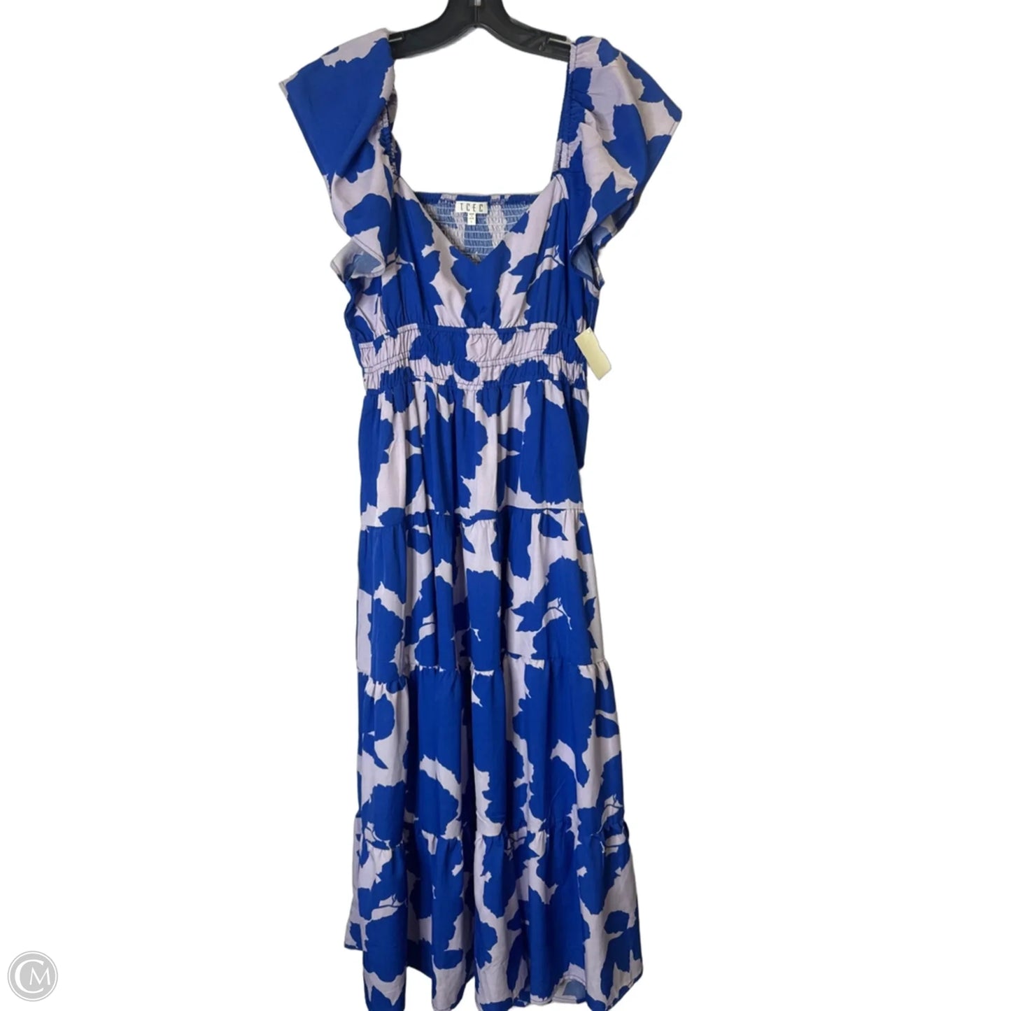 Dress Casual Maxi By Tcec In Blue, Size: L