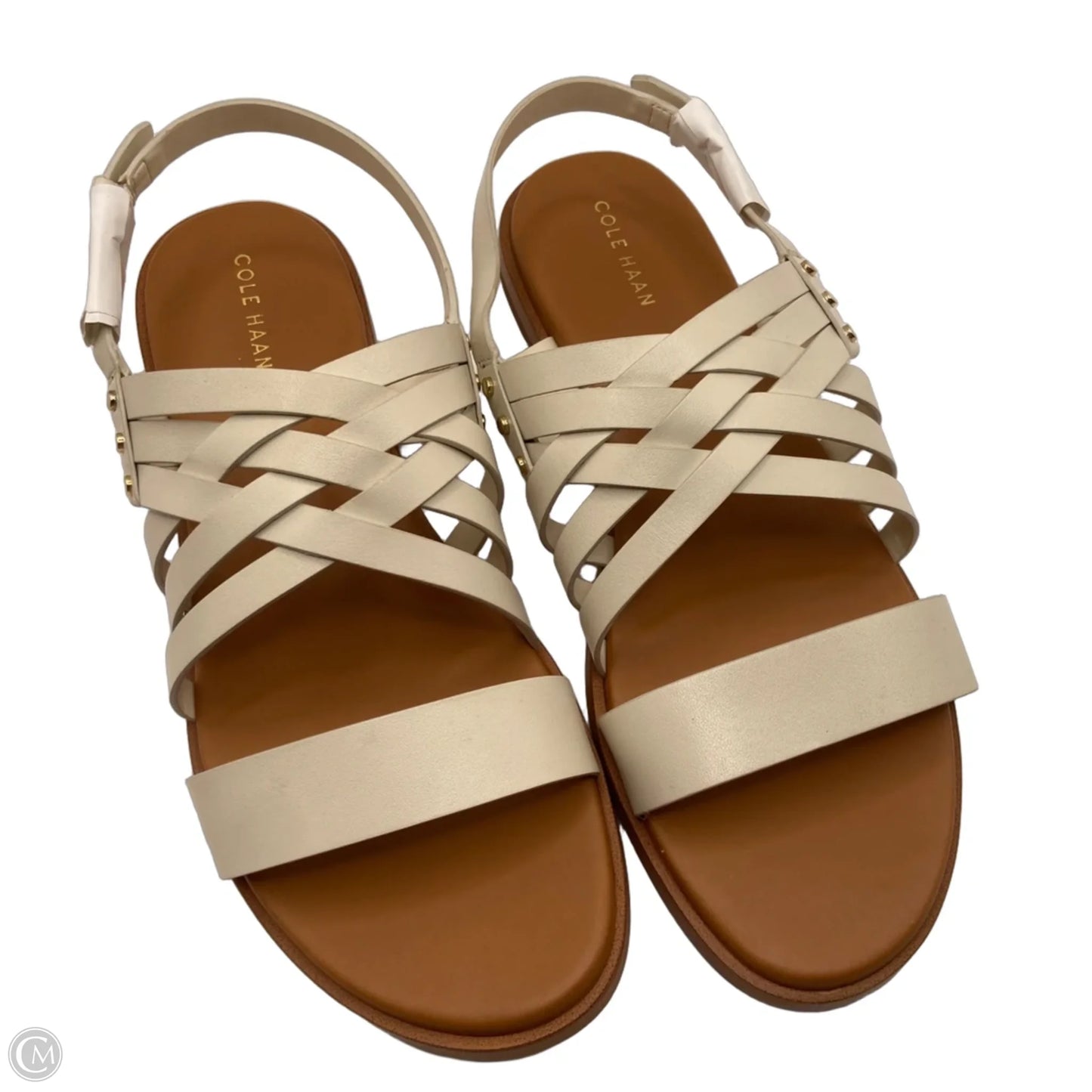 Sandals Flats By Cole-haan In Cream, Size: 9