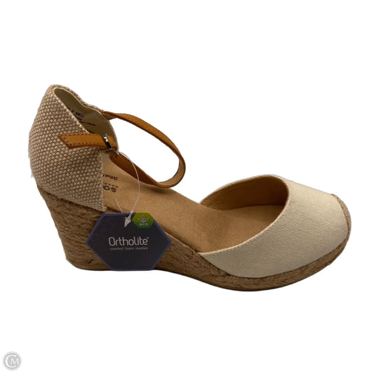 Shoes Heels Wedge By Sonoma In Cream, Size: 9