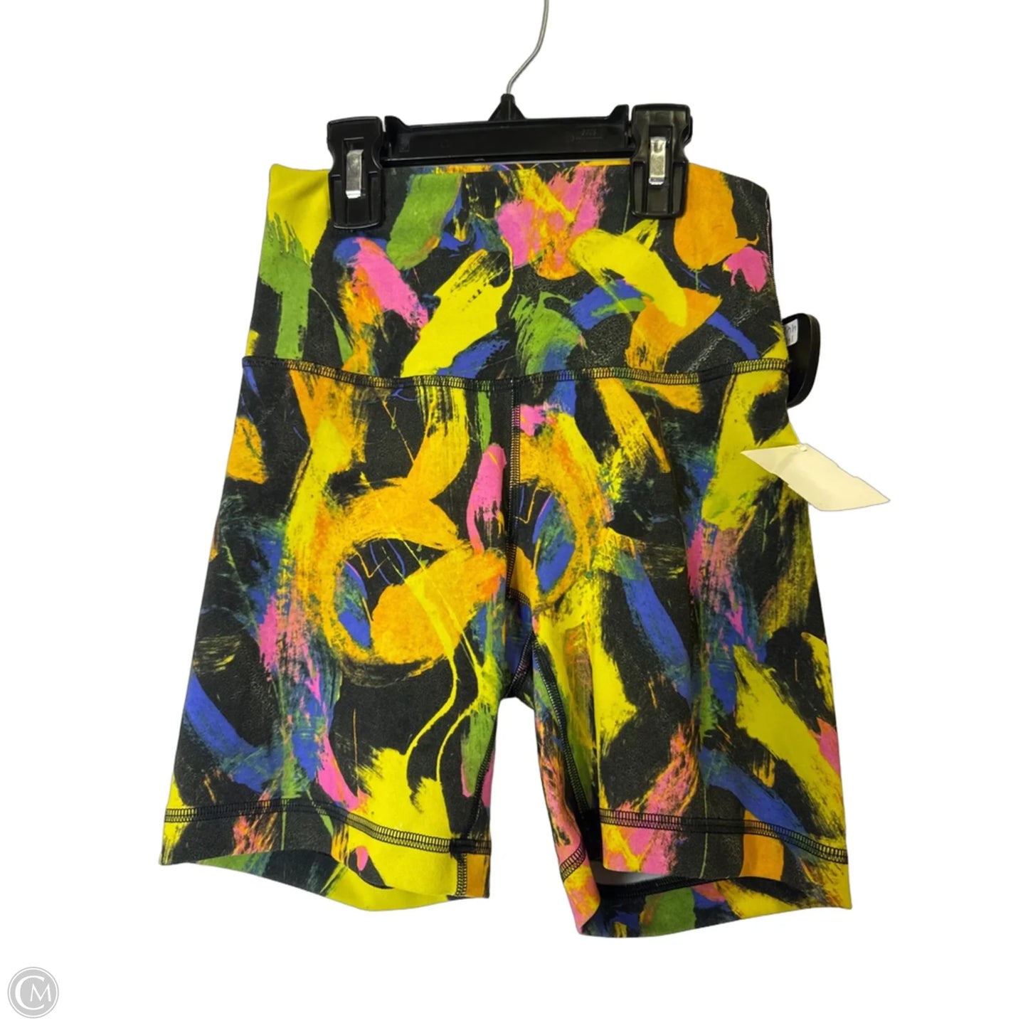 Athletic Shorts By Lululemon In Yellow, Size: 4