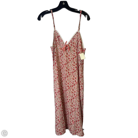 Dress Casual Midi By Clothes Mentor In Floral Print, Size: M