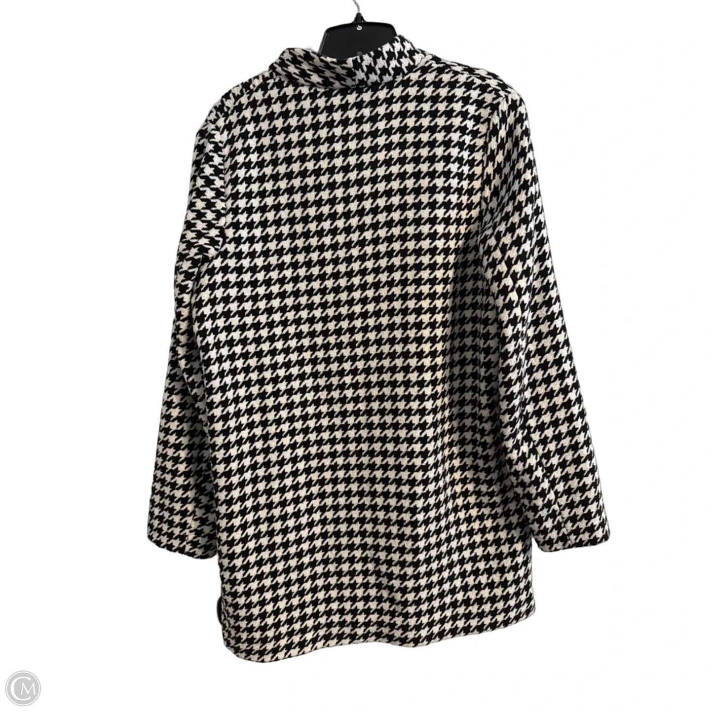 Coat Peacoat By Old Navy In Black & White, Size: S