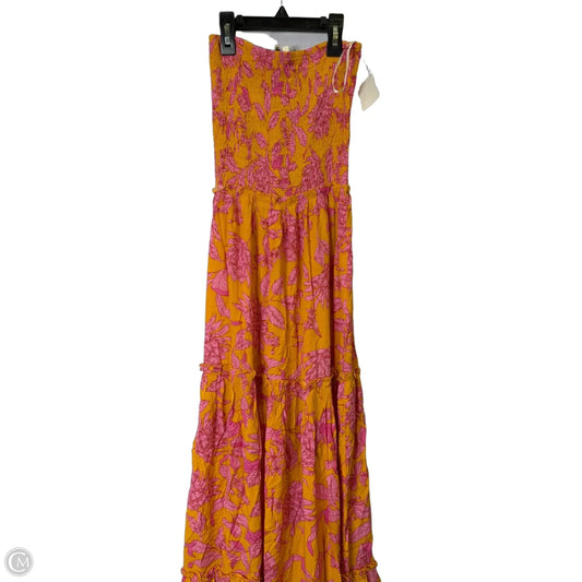 Dress Casual Maxi By Abel The Label In Orange & Pink, Size: Xs