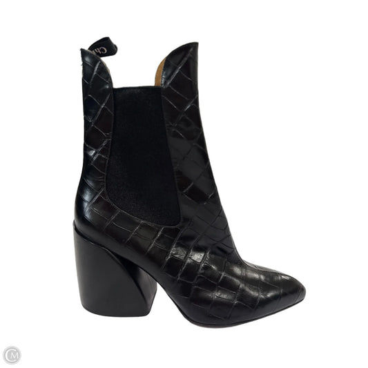 Boots Luxury Designer By Chloe In Black, Size: 8.5
