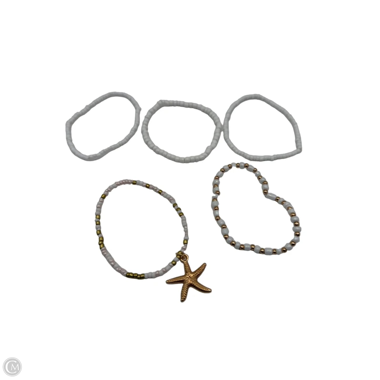 Bracelet Beaded By Cmc, Size: 05 Piece Set