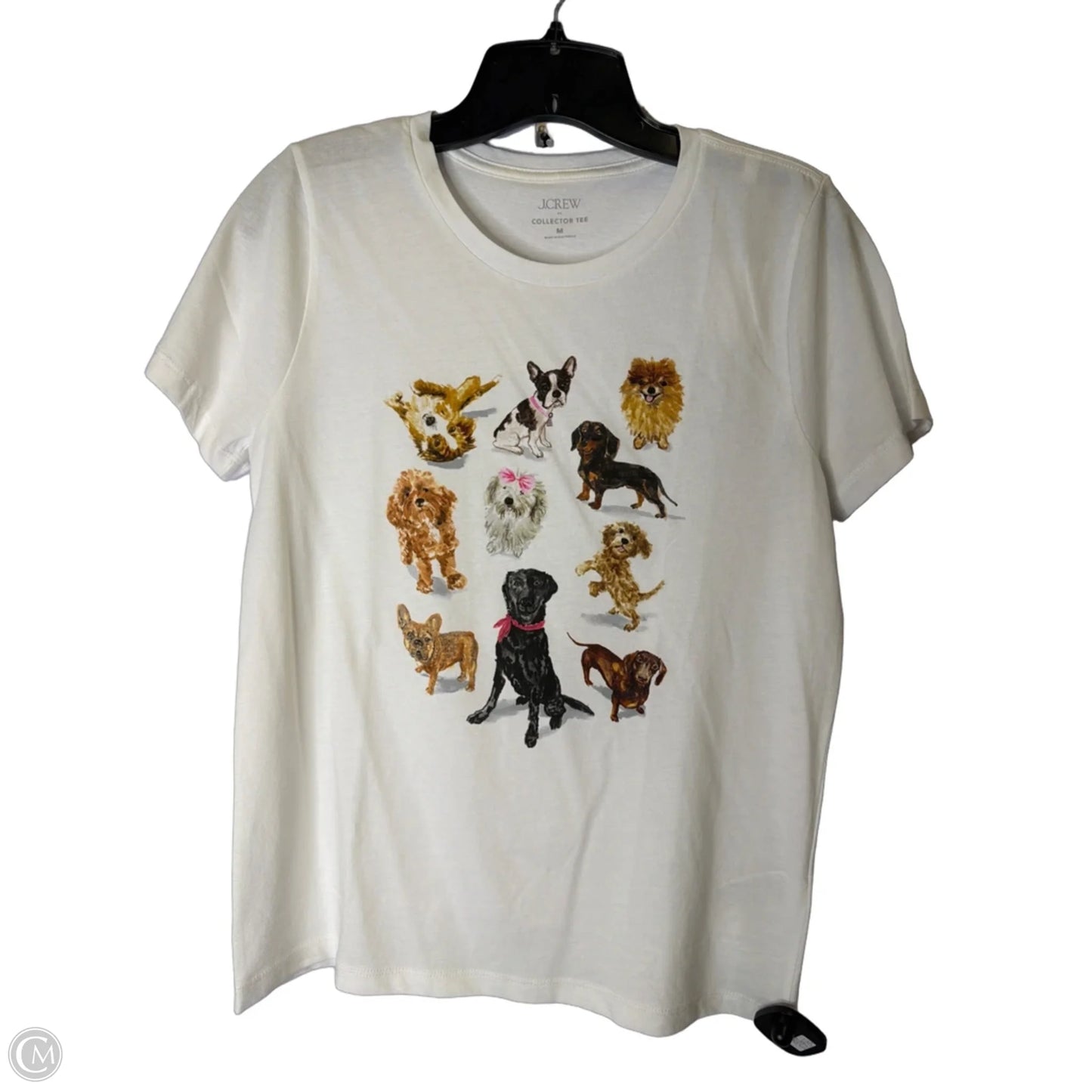 Top Short Sleeve Basic By J. Crew In White, Size: M