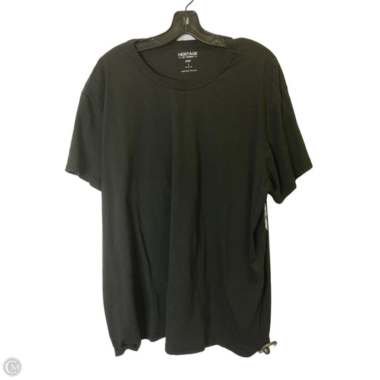 Top Short Sleeve By Torrid In Black, Size: 1x