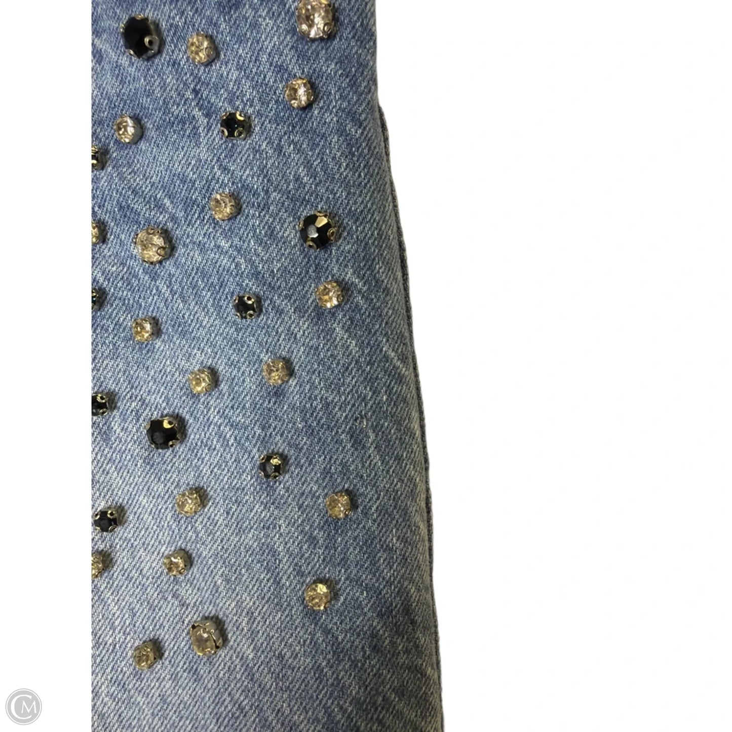 Jeans Straight By Zara In Blue Denim, Size: 4